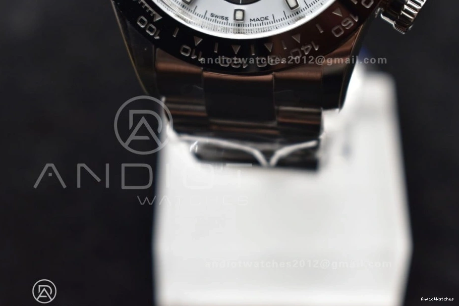 SS Lightweight Case 726 And Clean V3 White 116500 Dial 904L Daytona Bracelet 0713